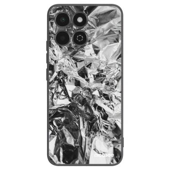 Picasee Honor 200 Smart 5G Hülle - Schwarzes Silikon - Chrome