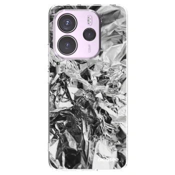 Picasee Xiaomi Redmi Note 14 4G Hülle - Transparentes Silikon - Chrome