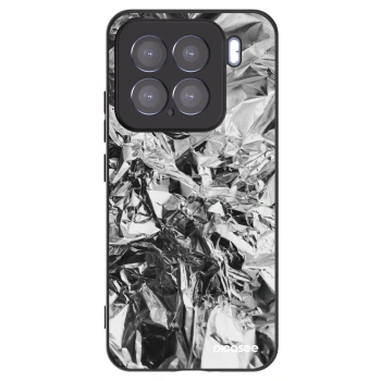 Picasee Xiaomi 15 Hülle - Schwarzes Silikon - Chrome