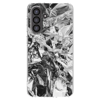 Picasee Samsung Galaxy A36 5G Hülle - Transparentes Silikon - Chrome