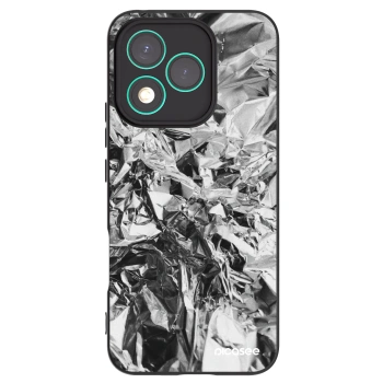 Picasee Honor 400 Lite 5G Hülle - Schwarzes Silikon - Chrome