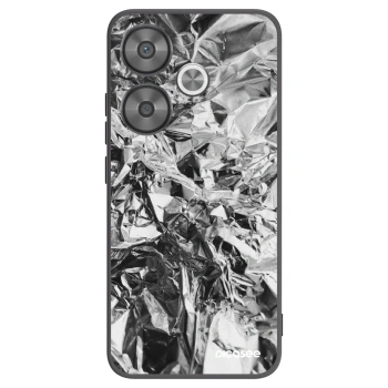 Picasee Xiaomi Poco F6 Hülle - Schwarzes Silikon - Chrome