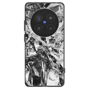 Picasee Vivo X200 Pro Hülle - Schwarzes Silikon - Chrome