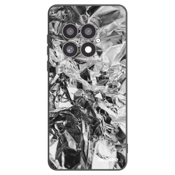 Picasee OnePlus 13 5G Hülle - Schwarzes Silikon - Chrome