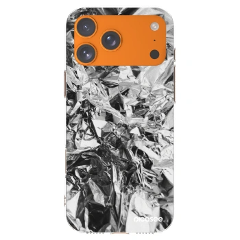 Picasee Apple iPhone 17 Pro Max Hülle - Transparentes Silikon - Chrome