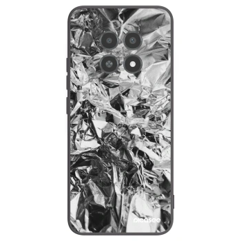 Picasee Realme 12X Hülle - Schwarzes Silikon - Chrome