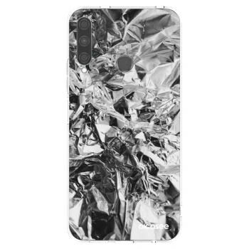 Picasee Huawei P40 Lite E Hülle - Transparentes Silikon - Chrome