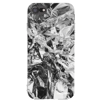 Picasee Apple iPhone SE 2020 Hülle - Transparentes Silikon - Chrome