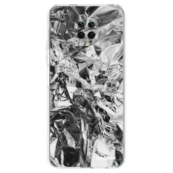 Picasee Xiaomi Redmi Note 9 Pro Hülle - Transparentes Silikon - Chrome