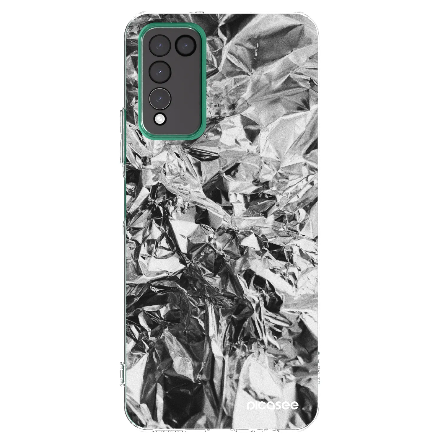 Picasee Honor 10X Lite Hülle - Transparentes Silikon - Chrome