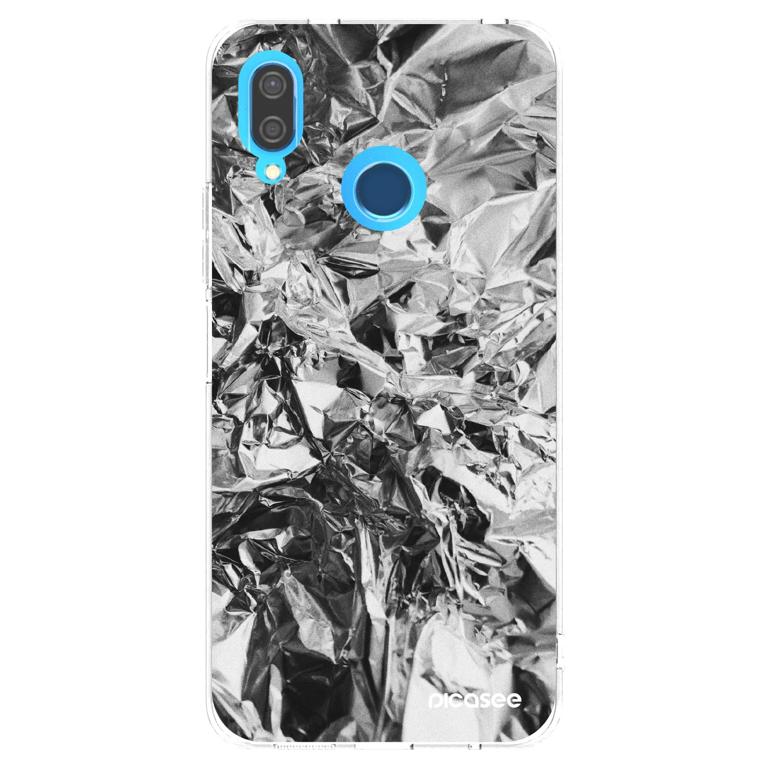 Picasee Huawei P20 Lite Hülle - Transparentes Silikon - Chrome