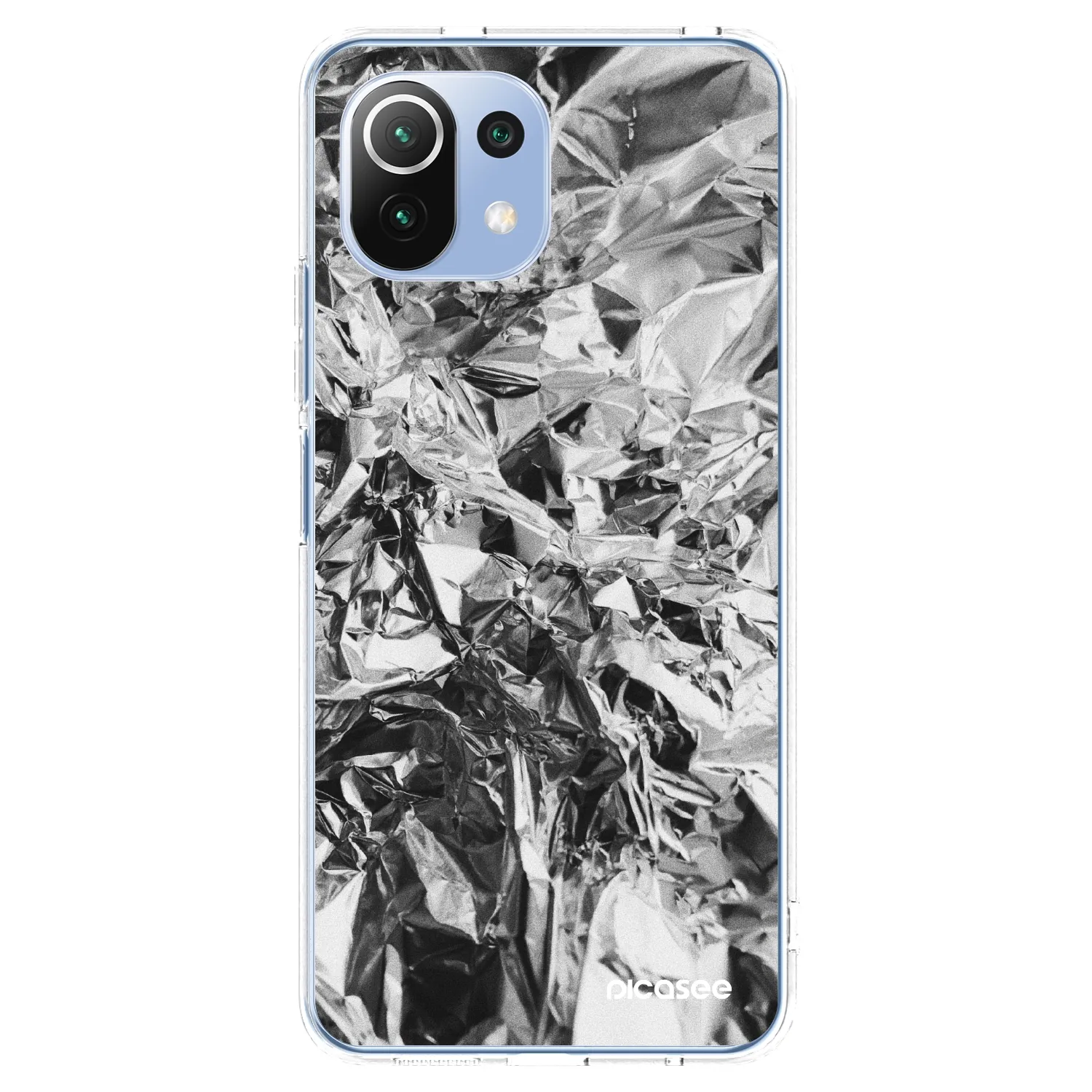 Picasee Xiaomi Mi 11 Lite Hülle - Transparentes Silikon - Chrome