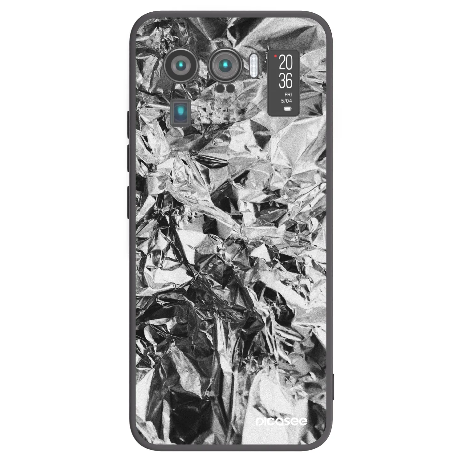 Picasee Xiaomi Mi 11 Ultra Hülle - Schwarzes Silikon - Chrome