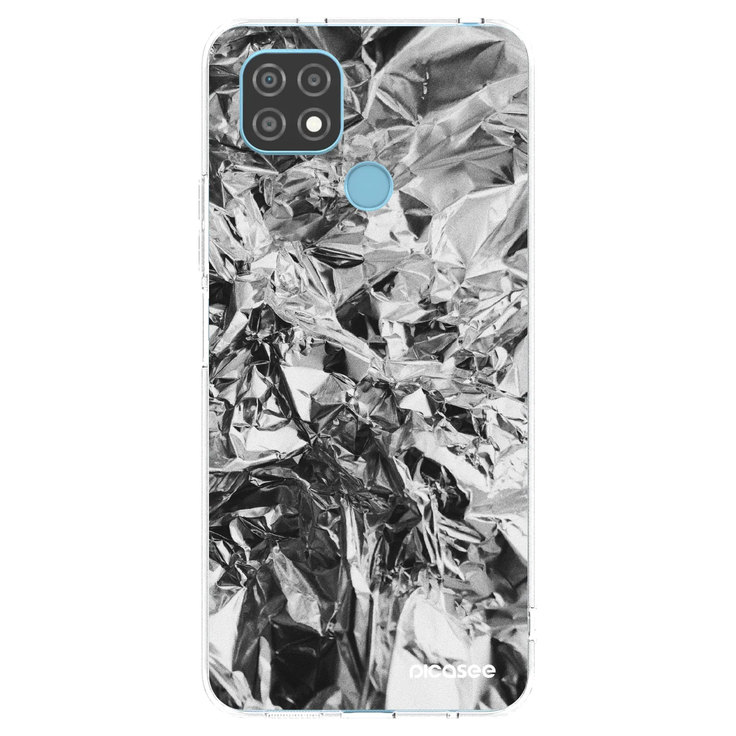 Picasee Realme C21 Hülle - Transparentes Silikon - Chrome