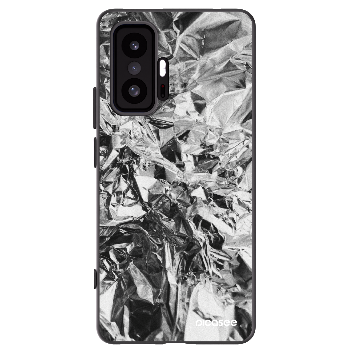 Picasee Xiaomi 11T Hülle - Schwarzes Silikon - Chrome