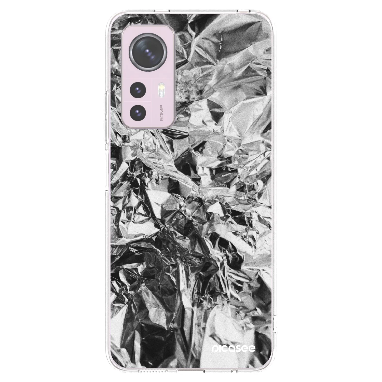 Picasee Xiaomi 12 Hülle - Transparentes Silikon - Chrome
