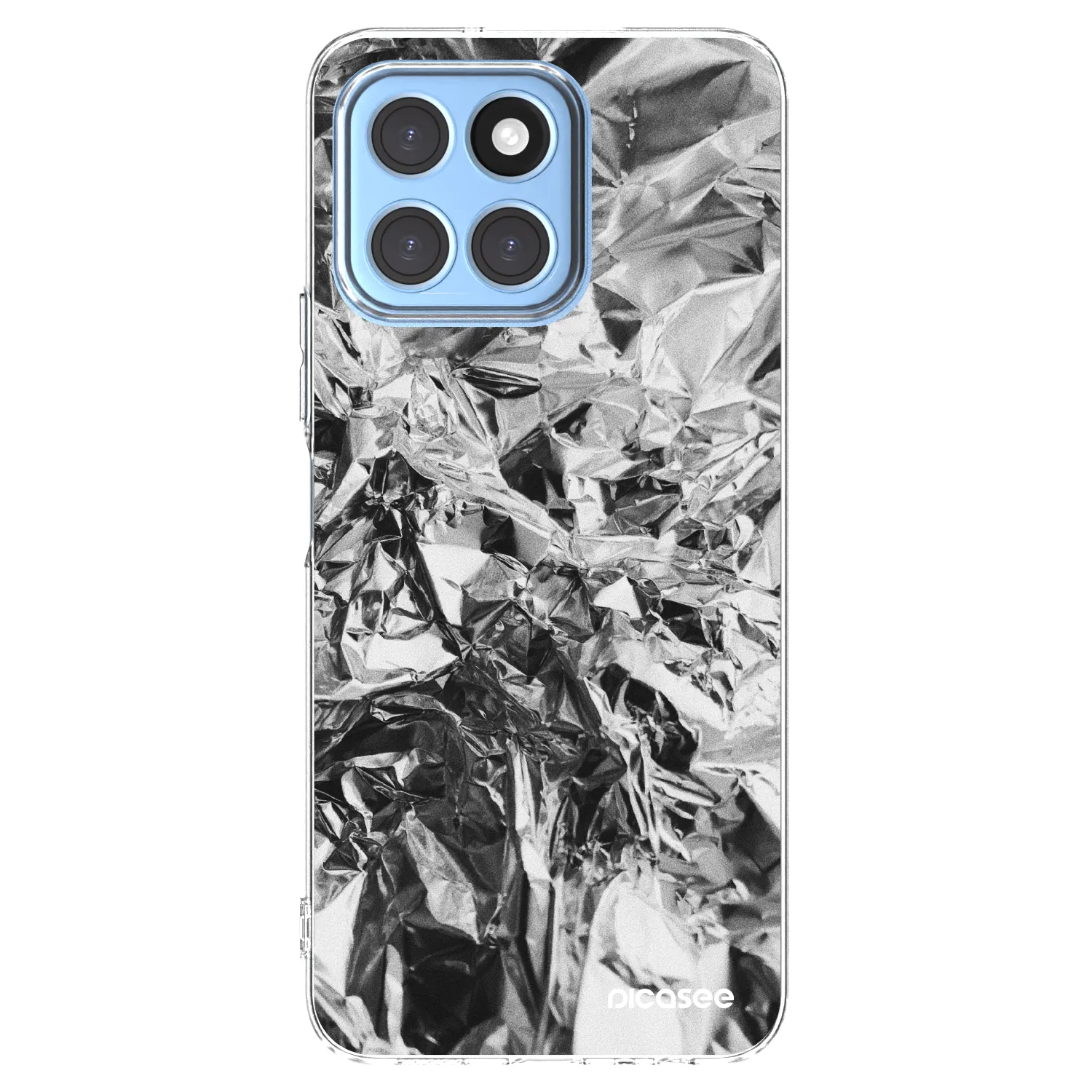 Picasee Honor X6 Hülle - Transparentes Silikon - Chrome