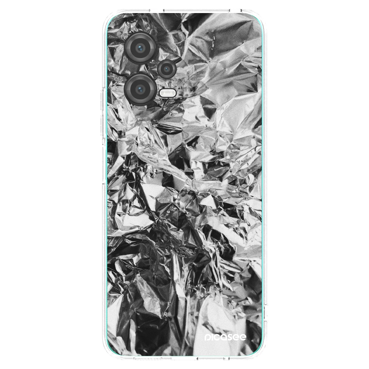Picasee Xiaomi Poco X5 Hülle - Transparentes Silikon - Chrome