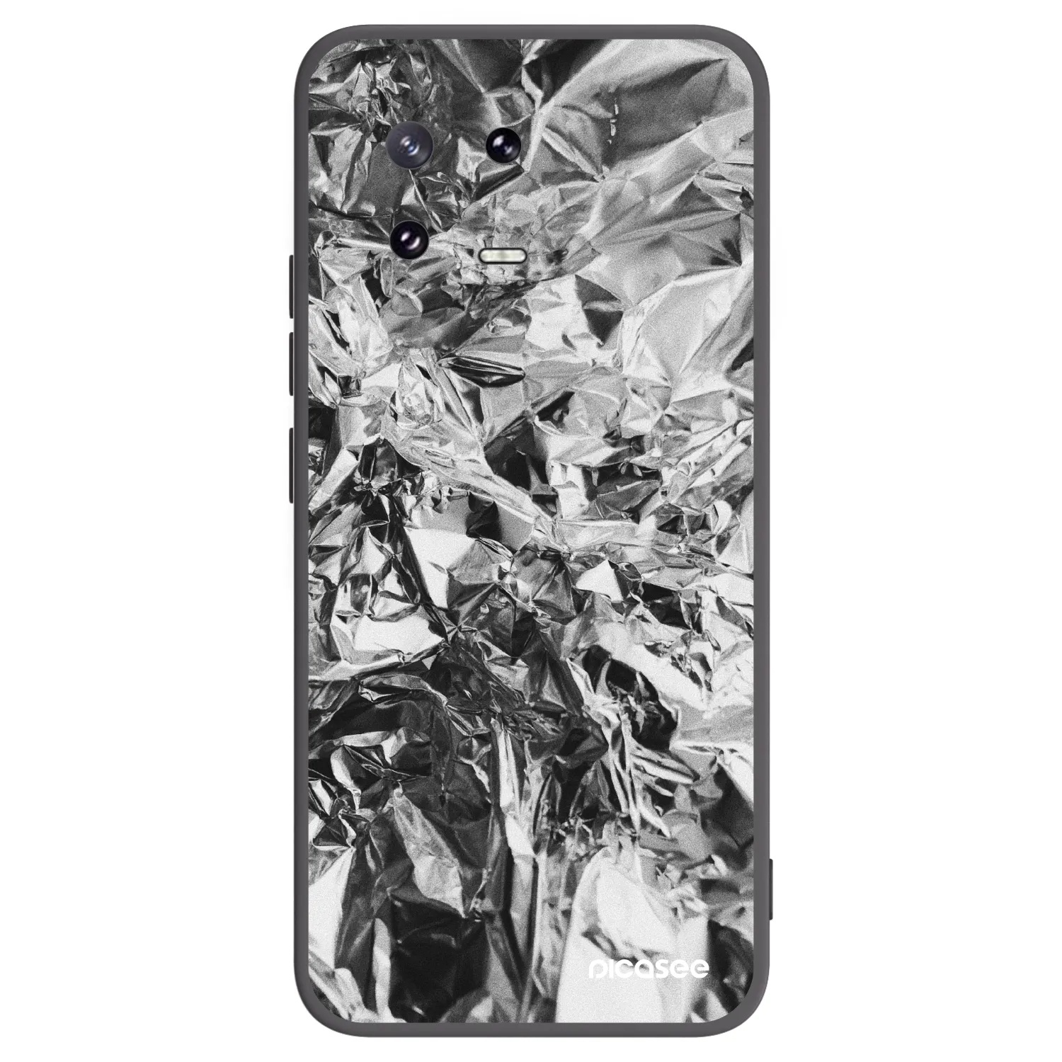 Picasee Xiaomi 13 Pro Hülle - Schwarzes Silikon - Chrome