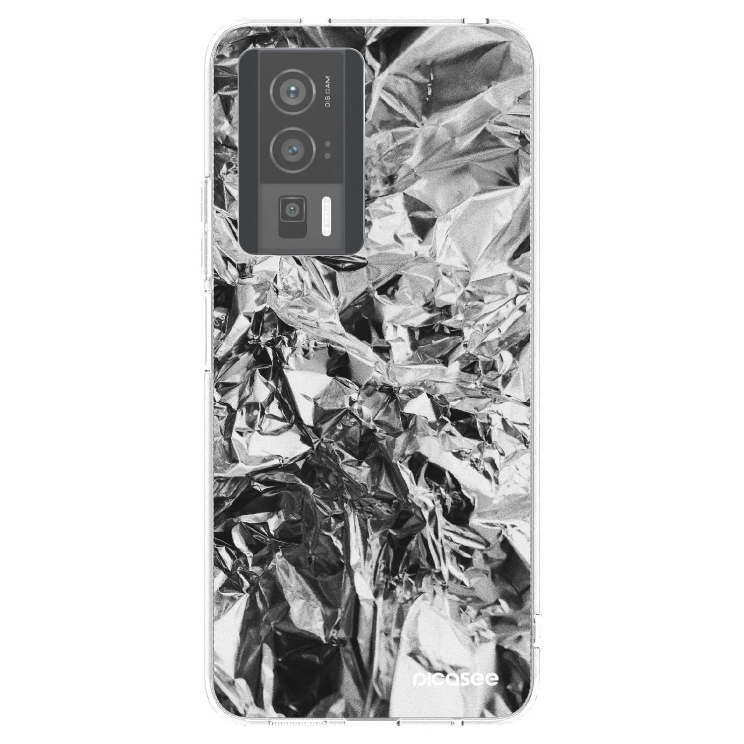 Picasee Xiaomi Poco F5 Pro 5G Hülle - Transparentes Silikon - Chrome