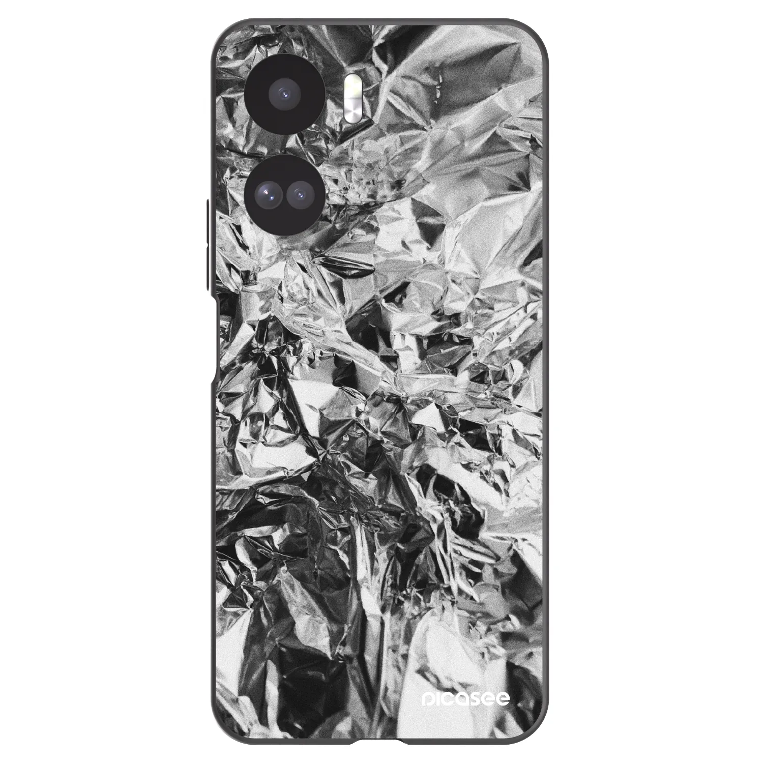 Picasee Honor 90 Lite 5G Hülle - Schwarzes Silikon - Chrome