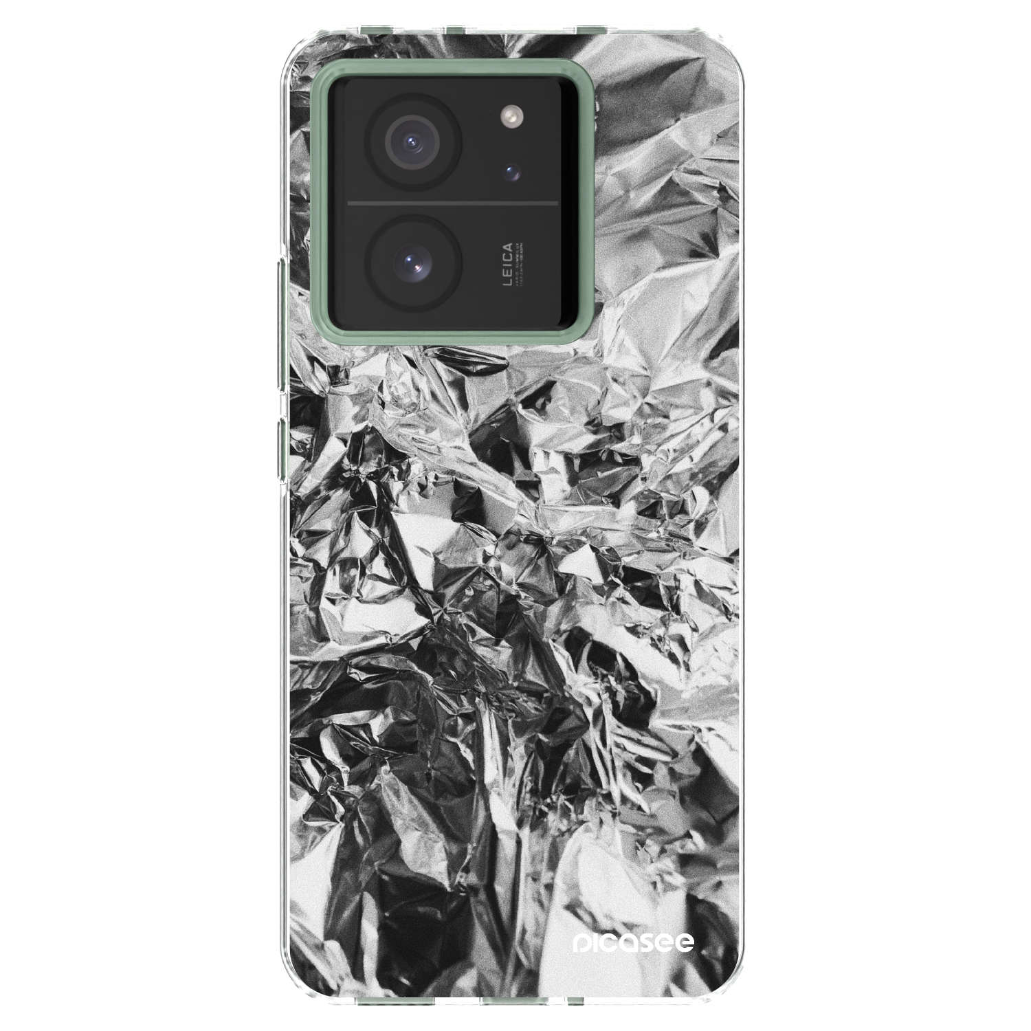 Picasee Xiaomi 13T Pro Hülle - Transparentes Silikon - Chrome