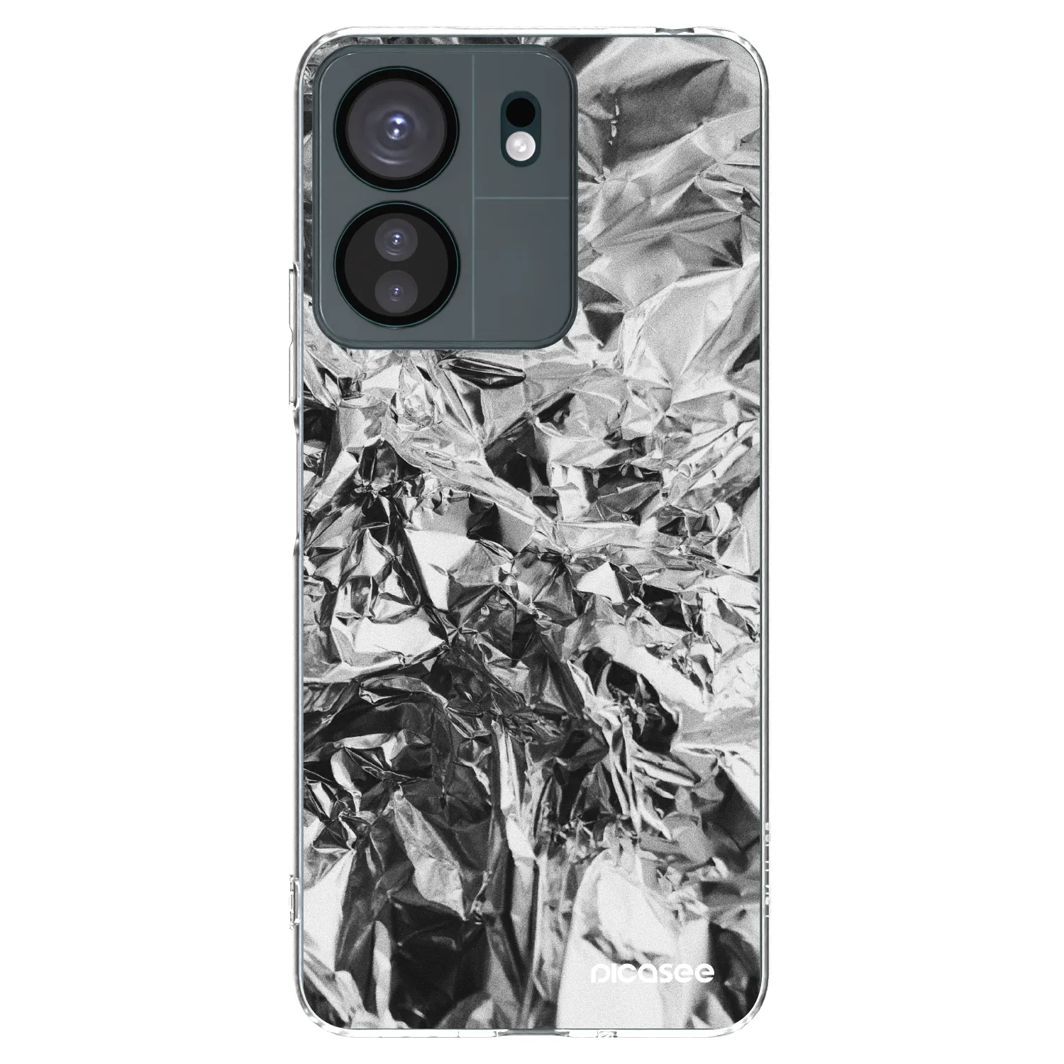 Picasee Xiaomi Redmi 13C 4G Hülle - Transparentes Silikon - Chrome