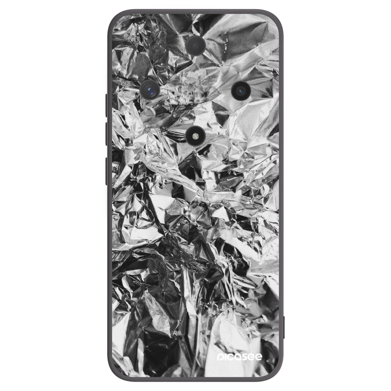 Picasee Honor Magic6 Lite 5G Hülle - Schwarzes Silikon - Chrome