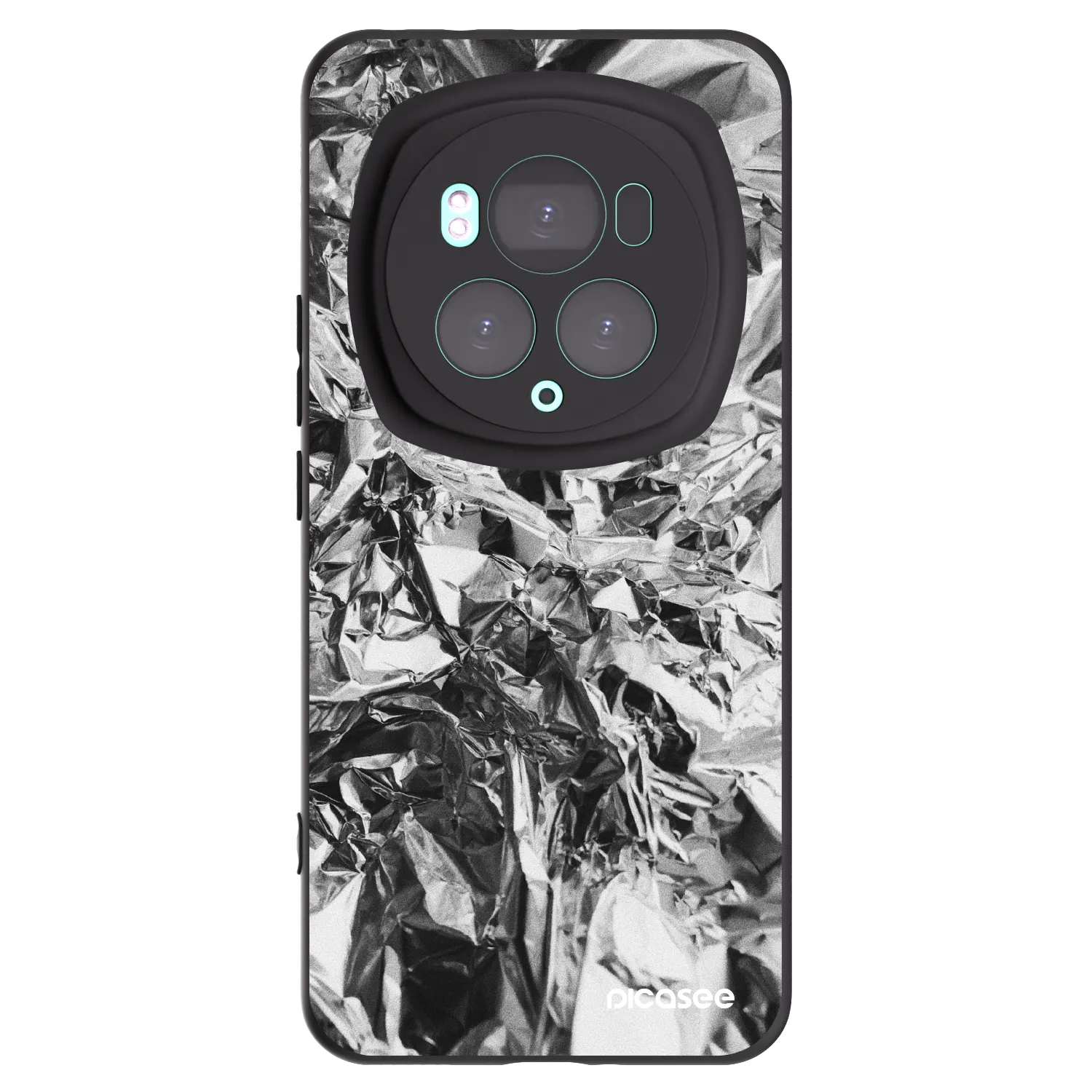 Picasee Honor Magic6 Pro Hülle - Schwarzes Silikon - Chrome