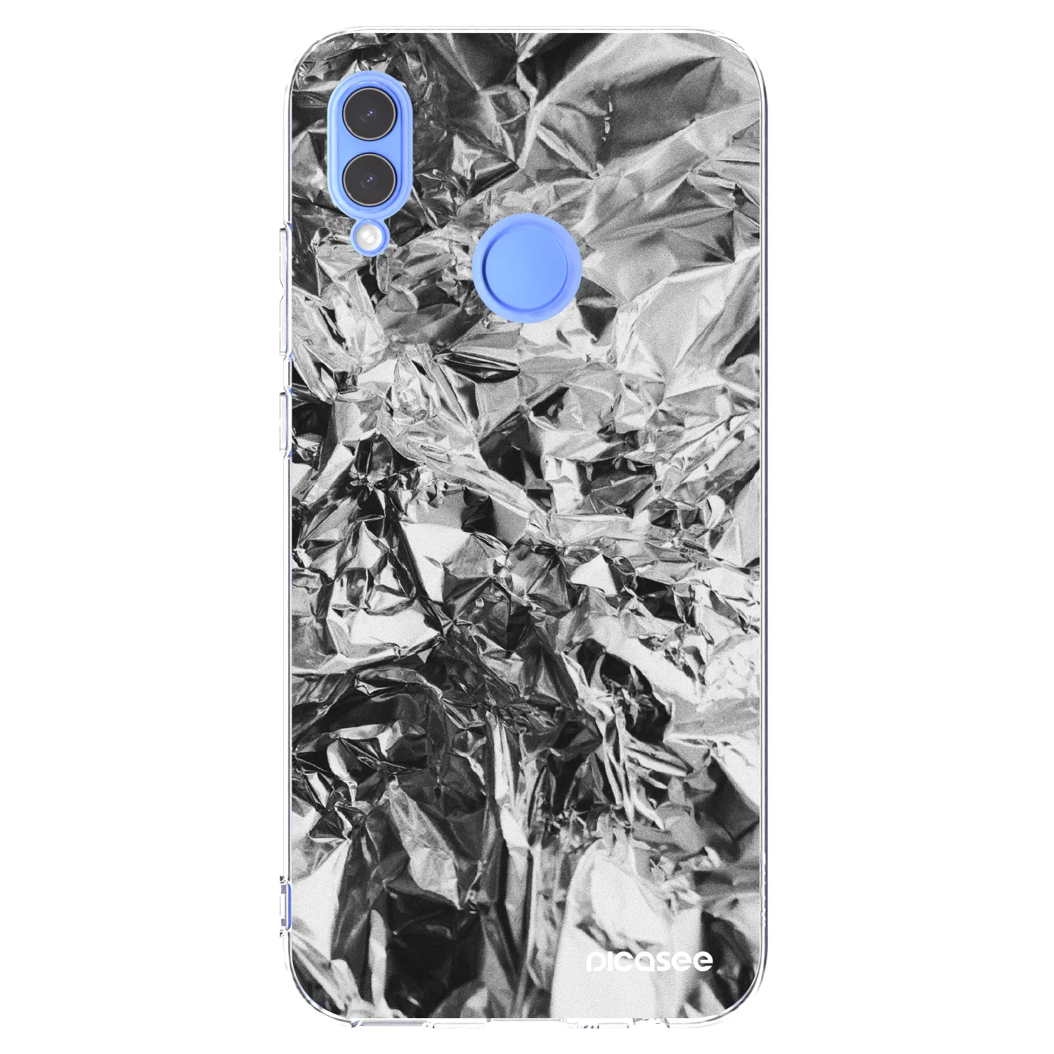 Picasee Huawei P Smart 2019 Hülle - Transparentes Silikon - Chrome