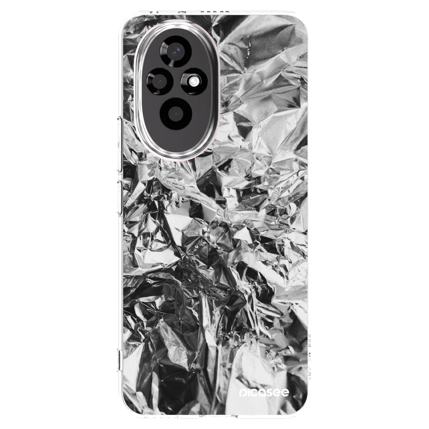 Picasee Honor 200 Pro 5G Hülle - Transparentes Silikon - Chrome