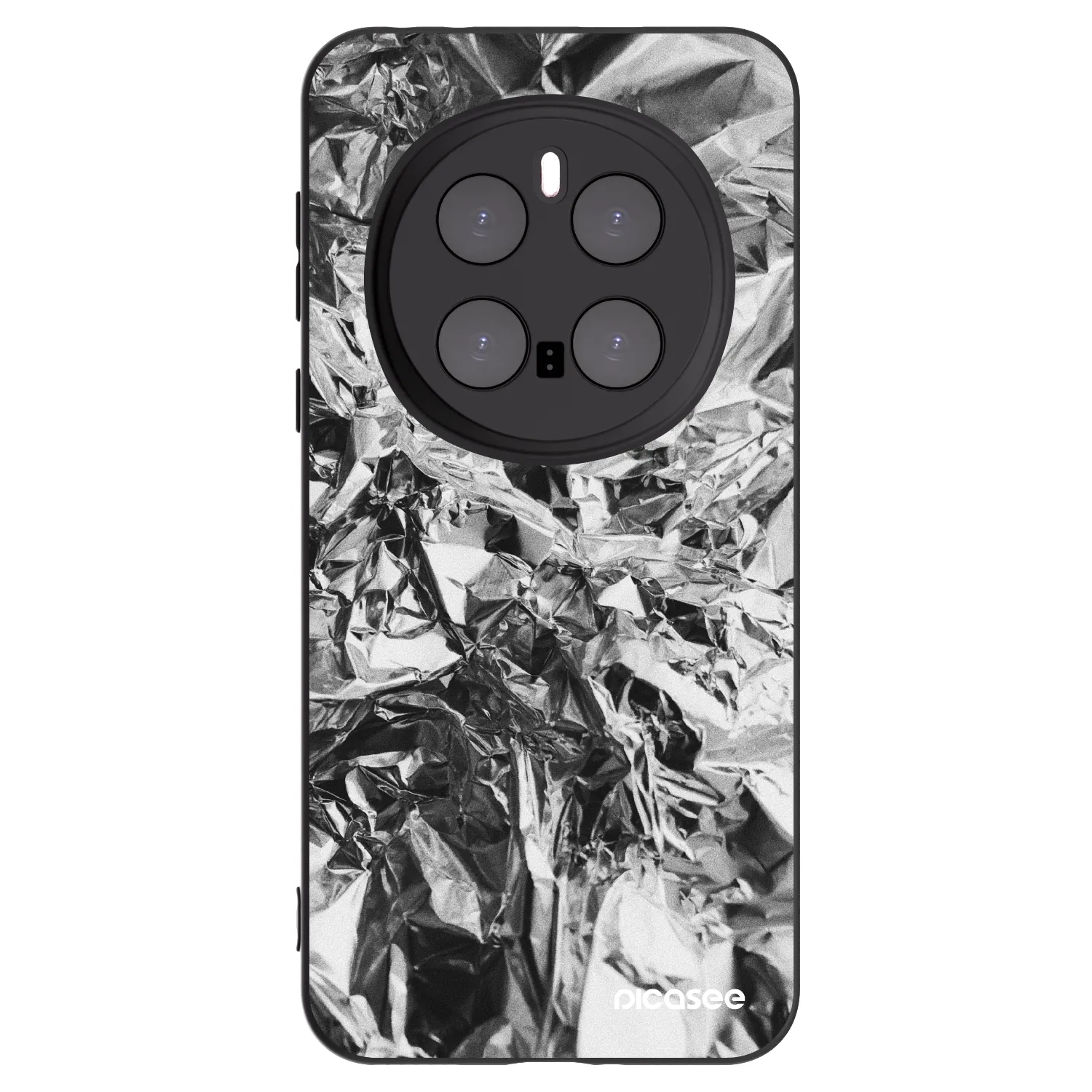 Picasee Honor Magic7 Pro 5G Hülle - Schwarzes Silikon - Chrome