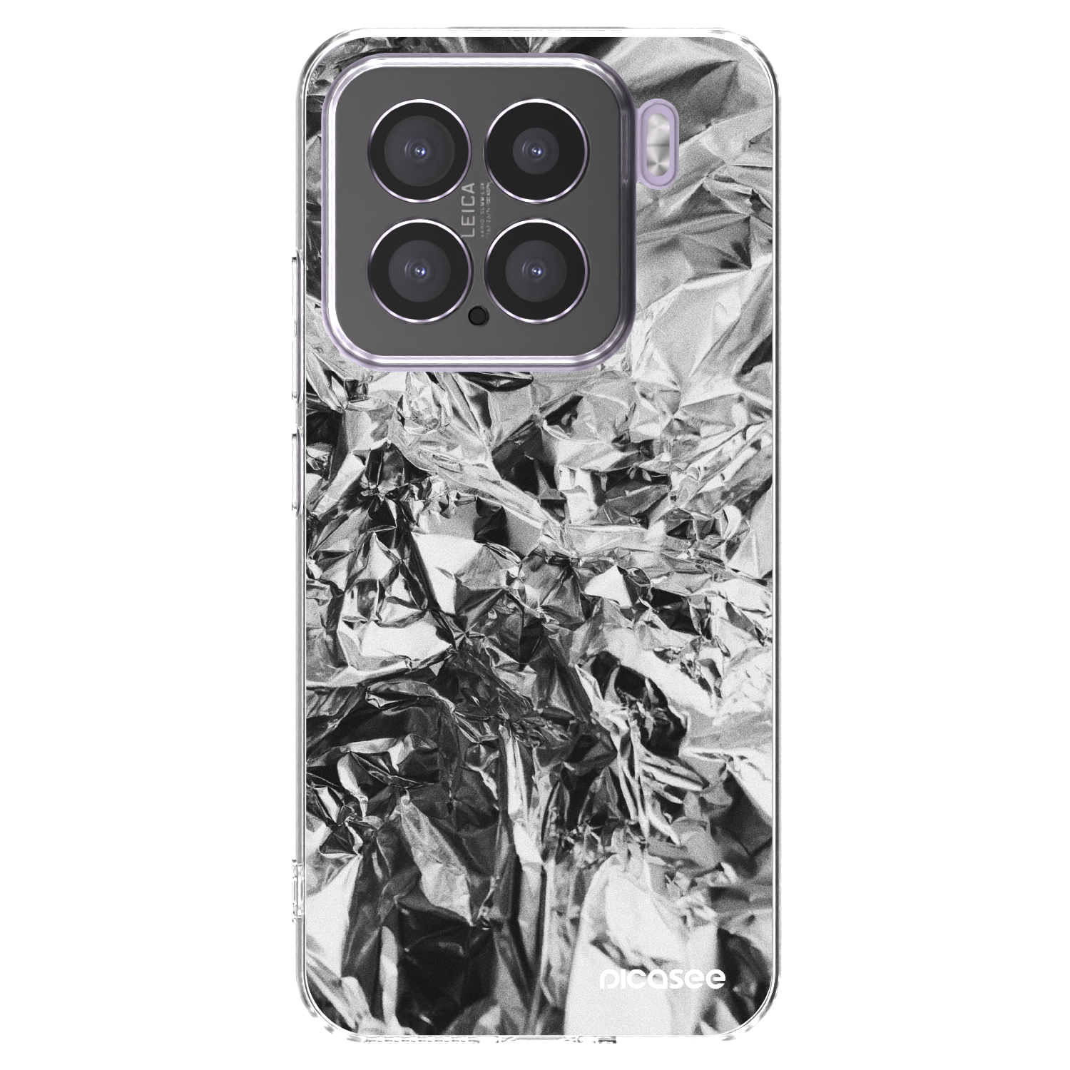 Picasee Xiaomi 15 Hülle - Transparentes Silikon - Chrome