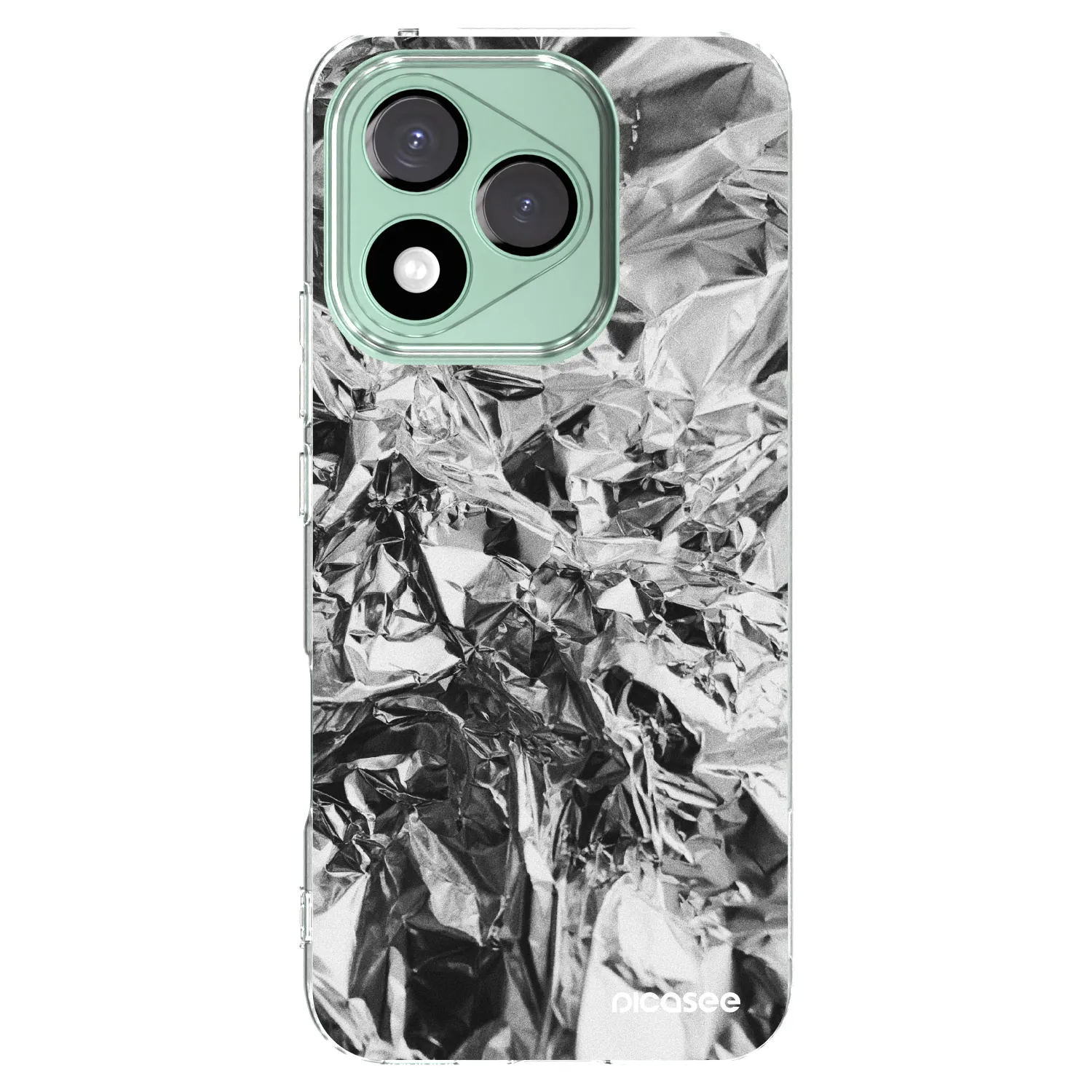 Picasee Honor 400 Lite 5G Hülle - Transparentes Silikon - Chrome