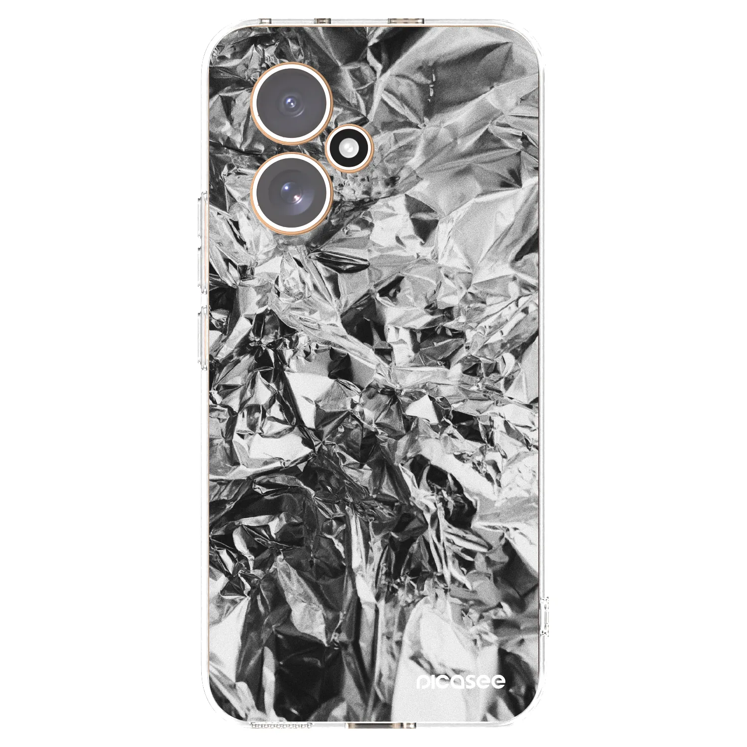 Picasee Honor 400 5G Hülle - Transparentes Silikon - Chrome