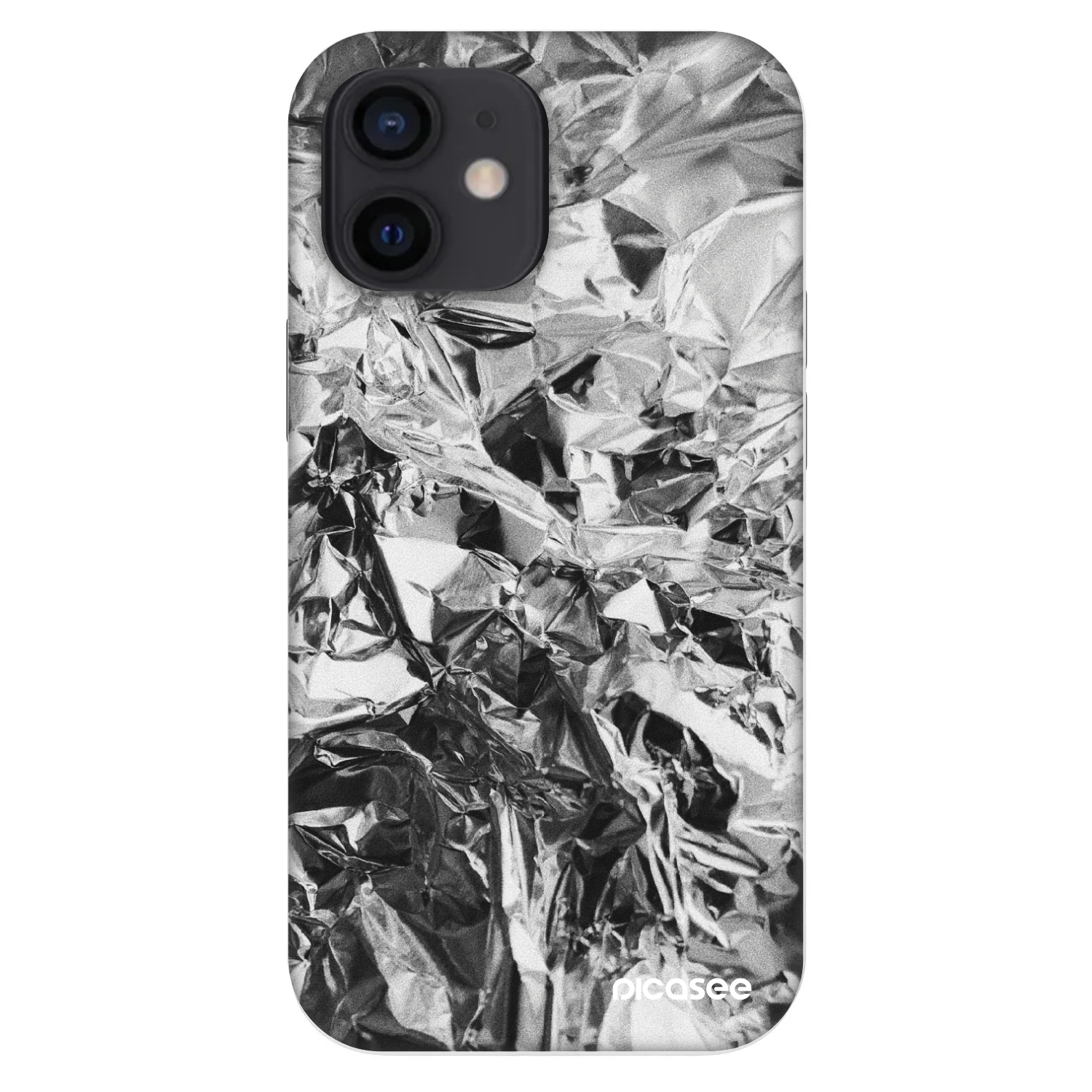 Picasee Fashion Case für Apple iPhone 12 mini - Chrome