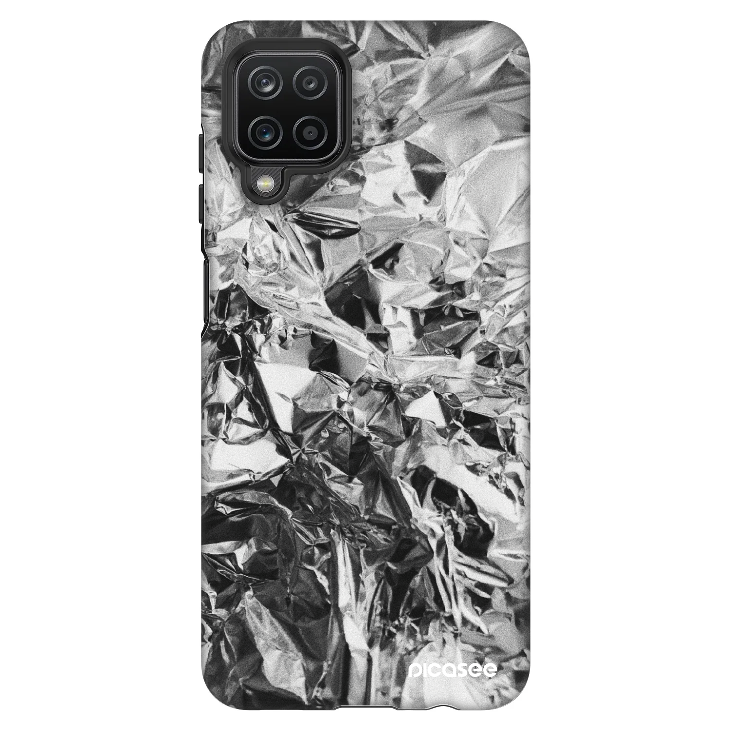 Picasee Fashion Case für Samsung Galaxy A12 A125F - Chrome