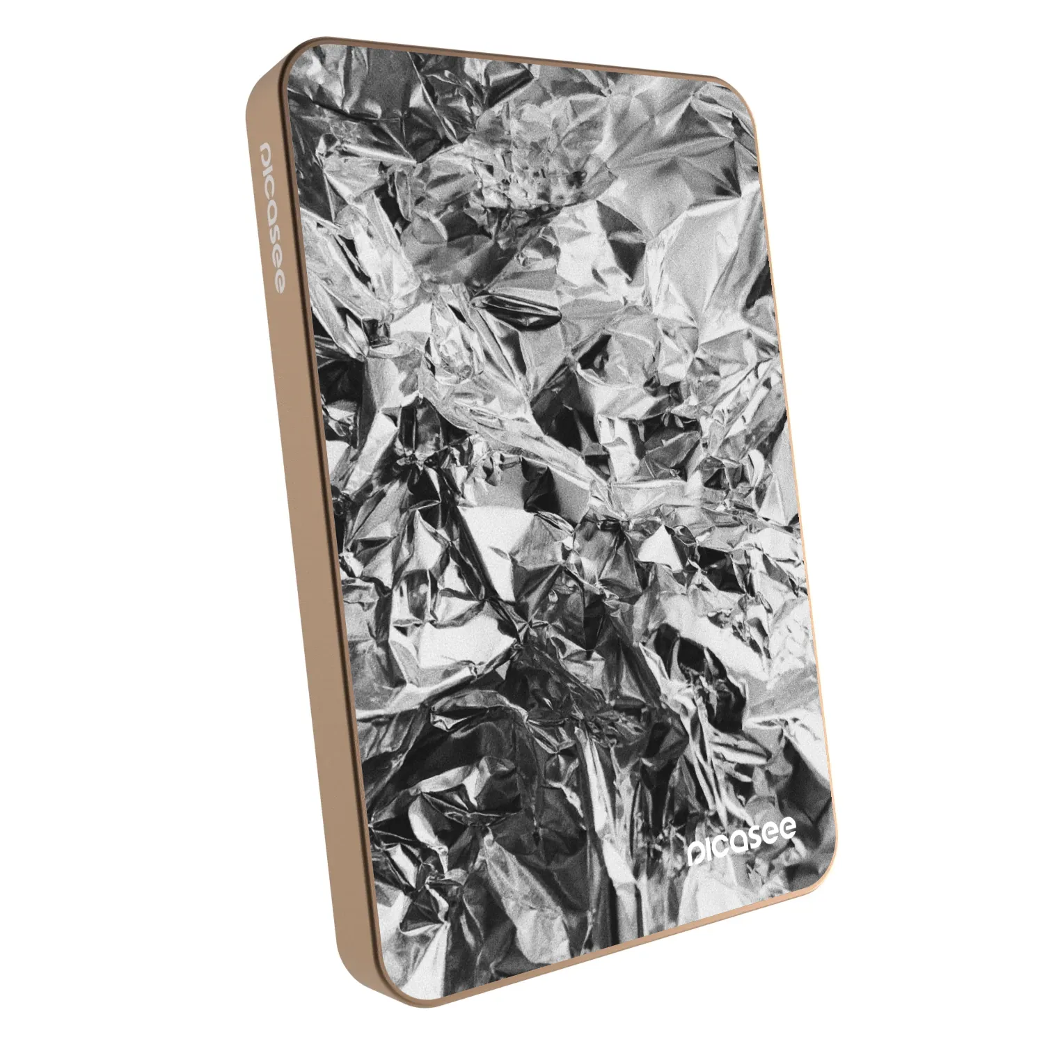 Picasee Powerbank mit MagSafe 5 000 mAh Golden - Chrome