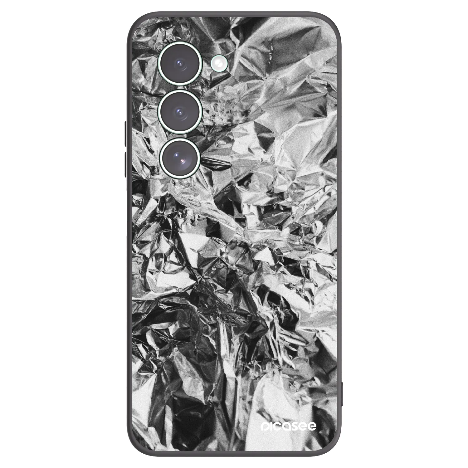 Picasee Xiaomi Redmi 15 5G Hülle - Schwarzes Silikon - Chrome