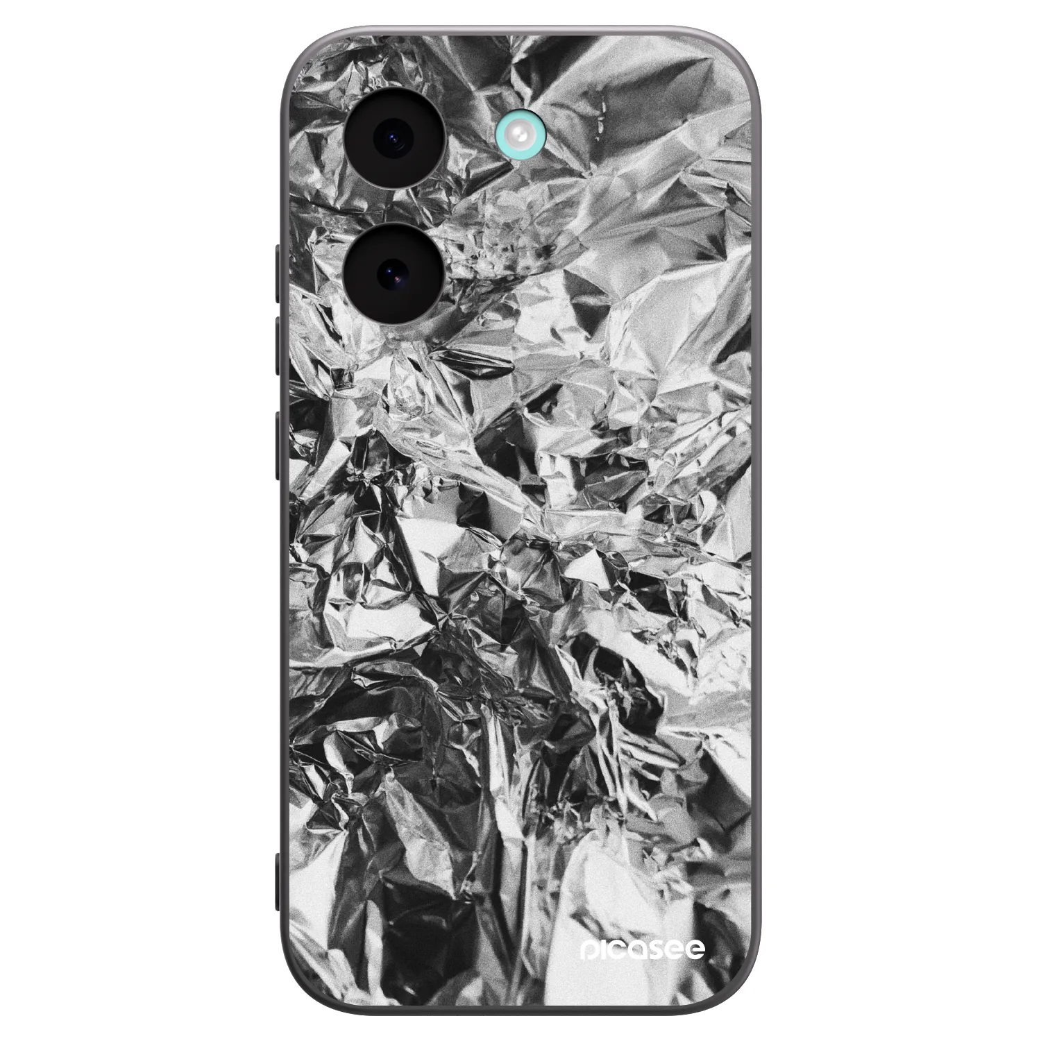 Picasee Xiaomi Poco X8 Pro Hülle - Schwarzes Silikon - Chrome