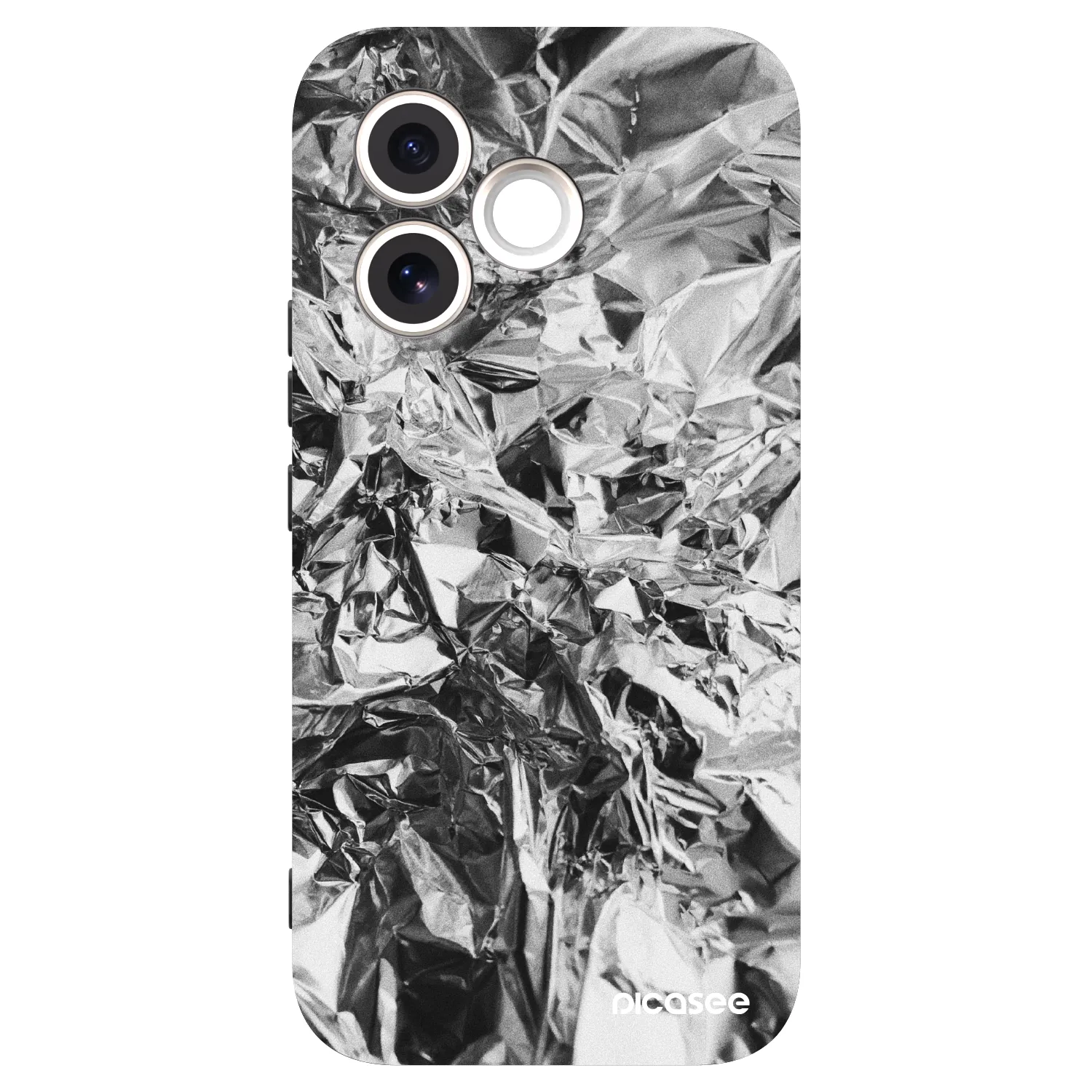 Picasee Honor 600 Lite Hülle - Schwarzes Silikon - Chrome