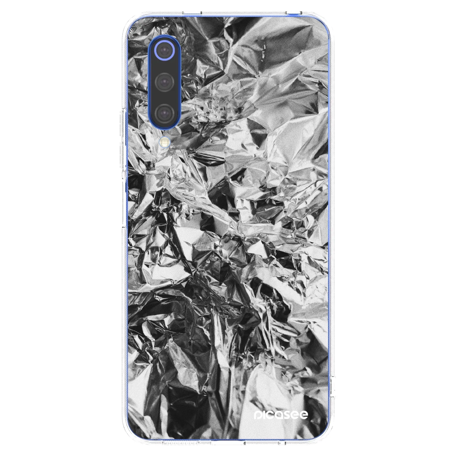 Picasee Xiaomi Mi 9 SE Hülle - Transparentes Silikon - Chrome