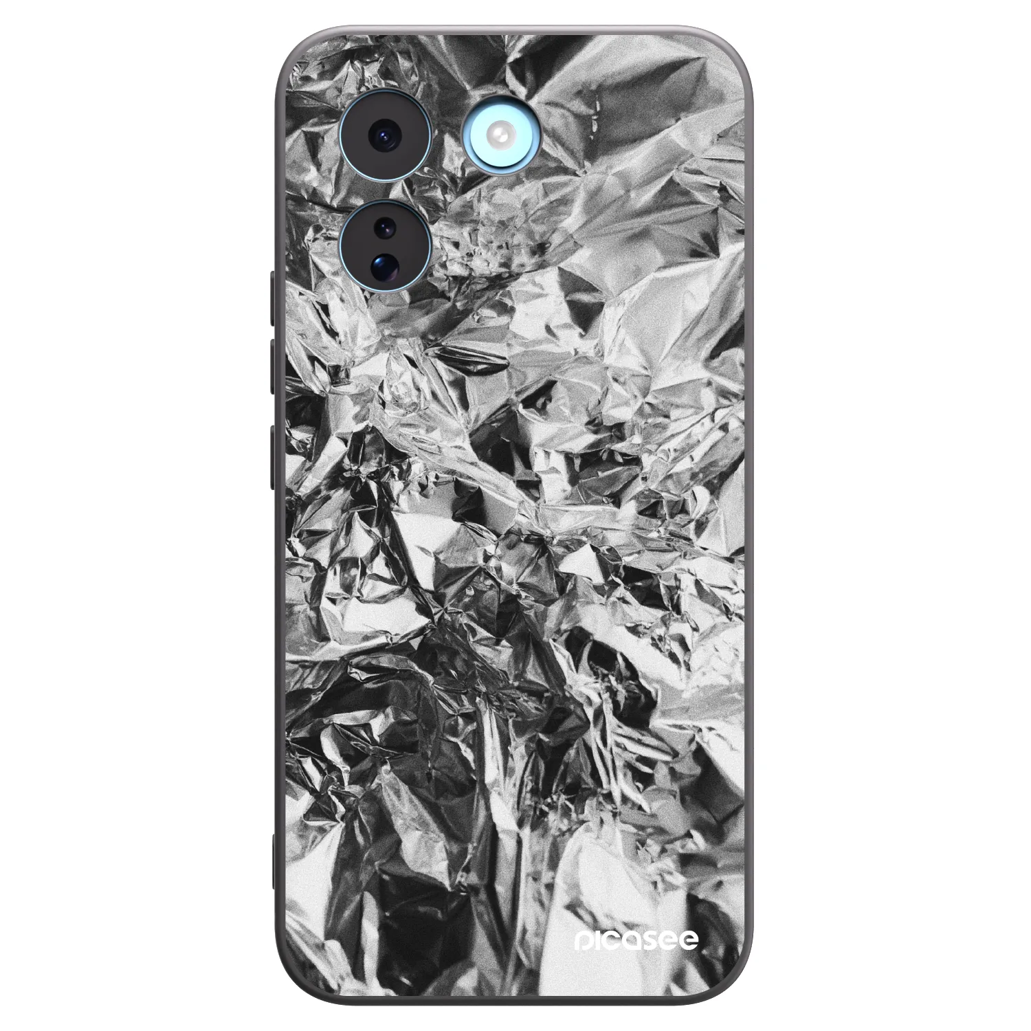 Picasee Xiaomi Redmi Note 17 Pro MAX 5G Hülle - Schwarzes Silikon - Chrome