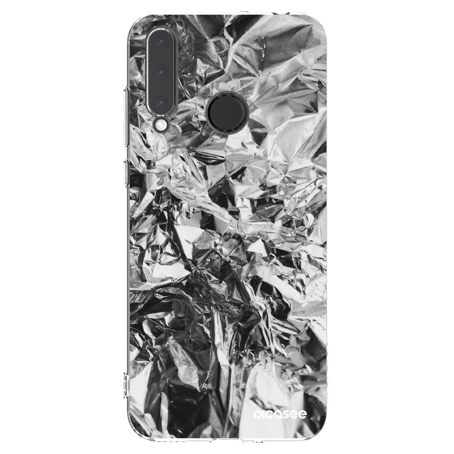 Picasee Honor 20 Lite Hülle - Transparentes Silikon - Chrome