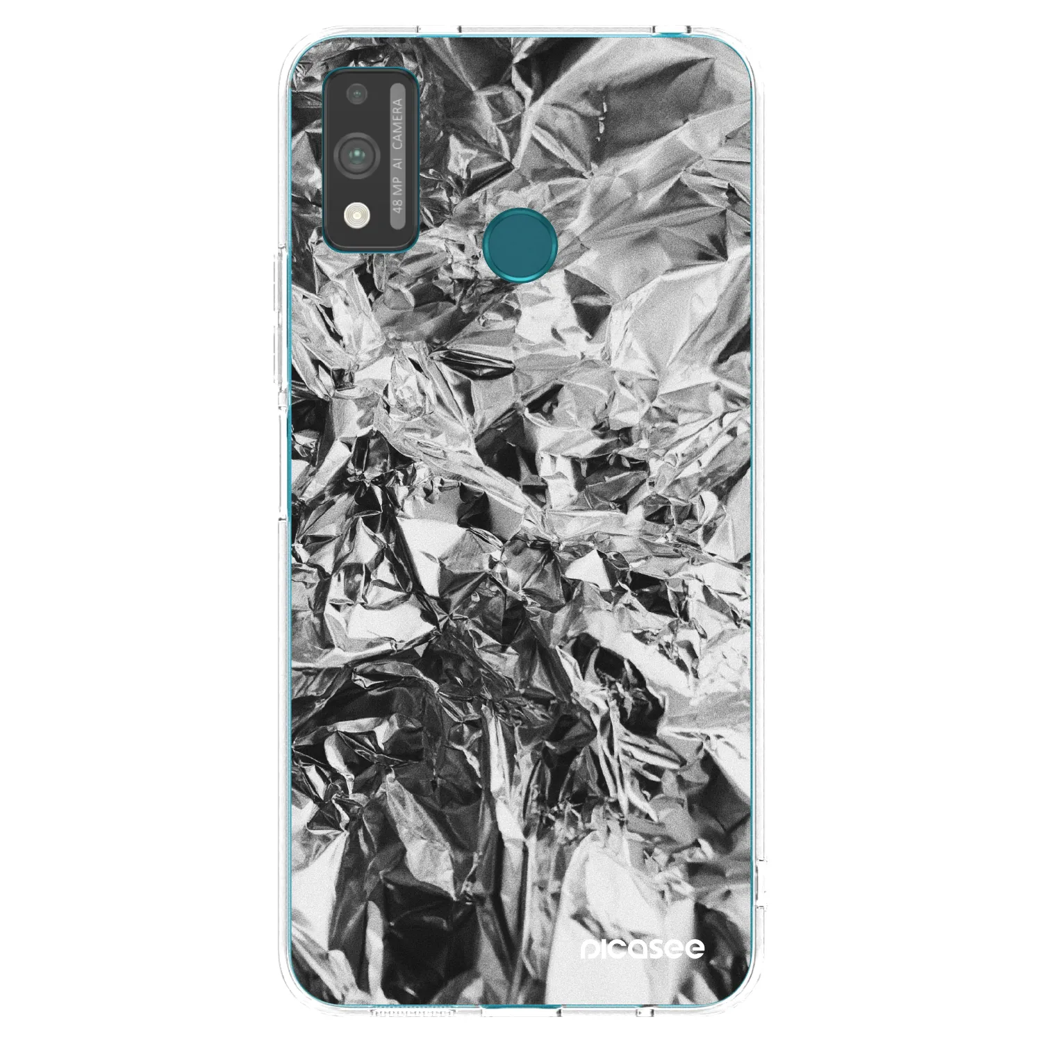 Picasee Honor 9X Lite Hülle - Transparentes Silikon - Chrome