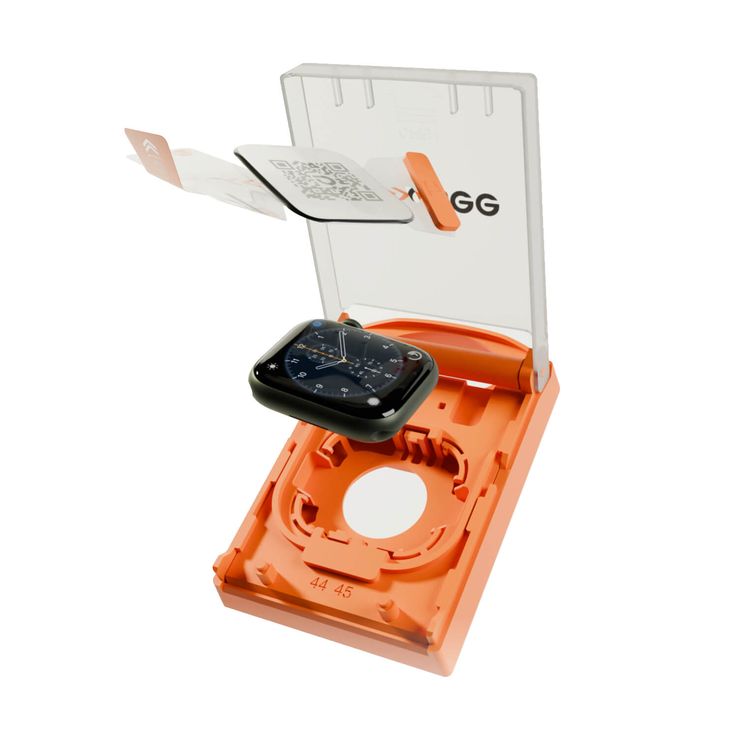 Picasee ULTIMATE gehärtetes Schutzglas für Apple Watch 44 mm (6.series) inklusive Applikator