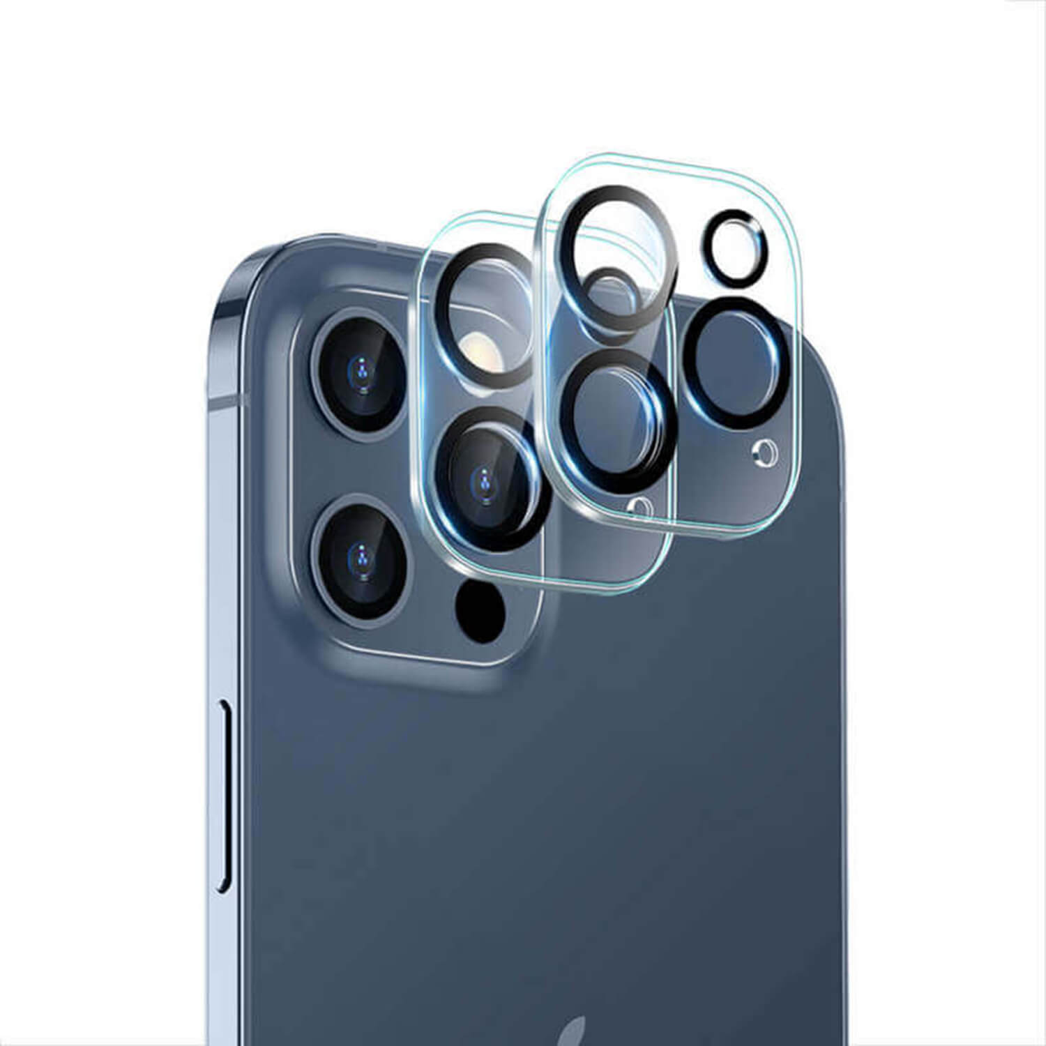 3x Picasee gehärtetes Schutzglas für das Kamerobjektiv des Mobiltelefons Apple iPhone 16 Pro Max 2+1 gratis