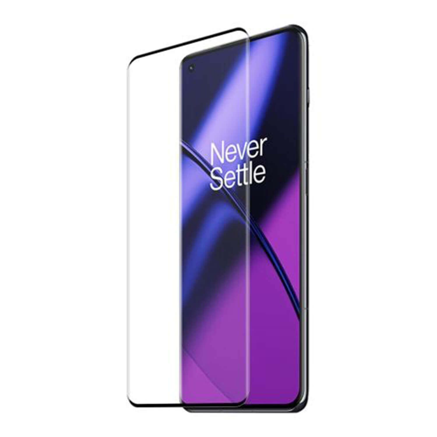3x Picasee gehärtetes 3D Schutzglas für OnePlus 11 5G - schwarz - 2+1 gratis