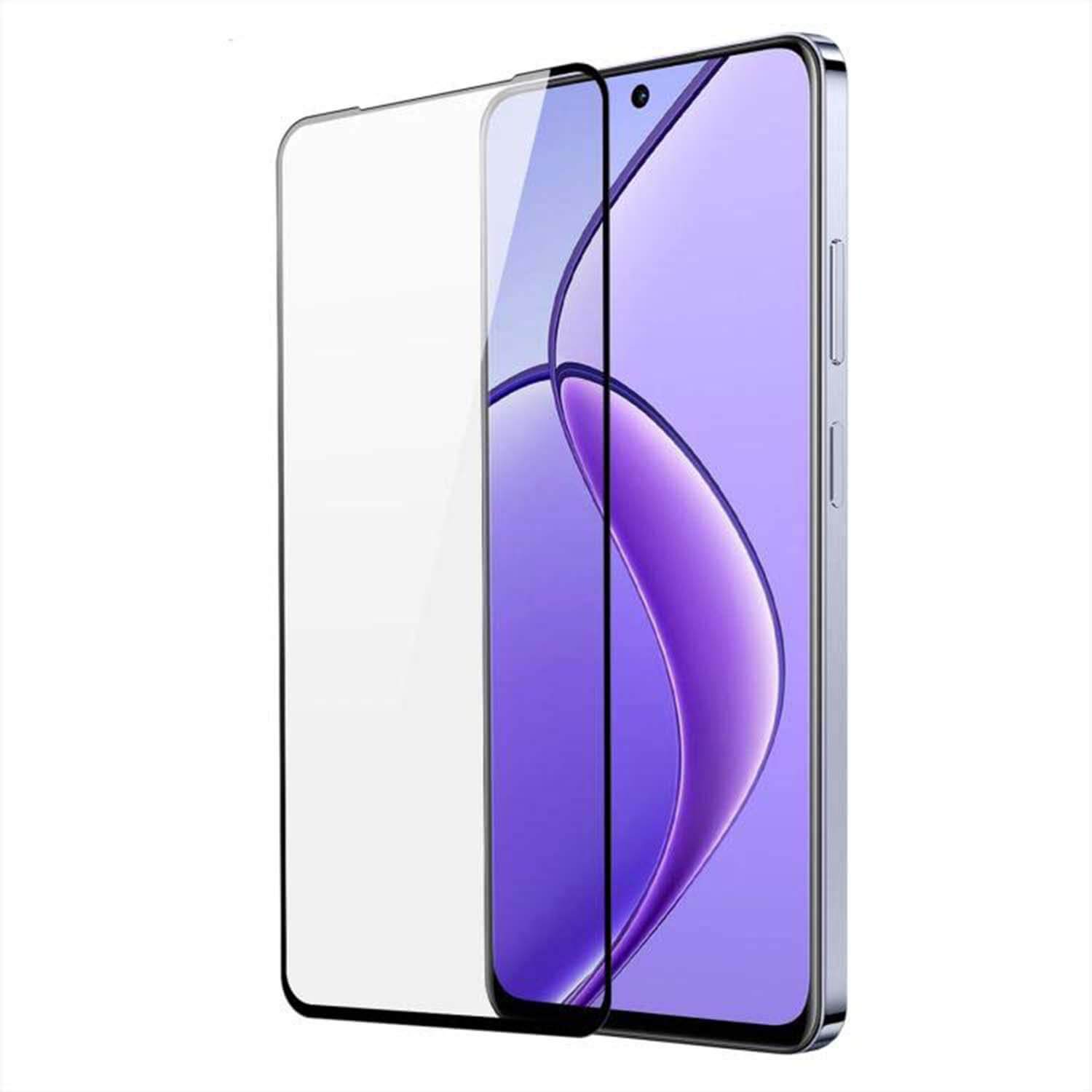 Picasee gehärtetes 3D Schutzglas mit Rahmen für Honor 200 Smart 5G - schwarz