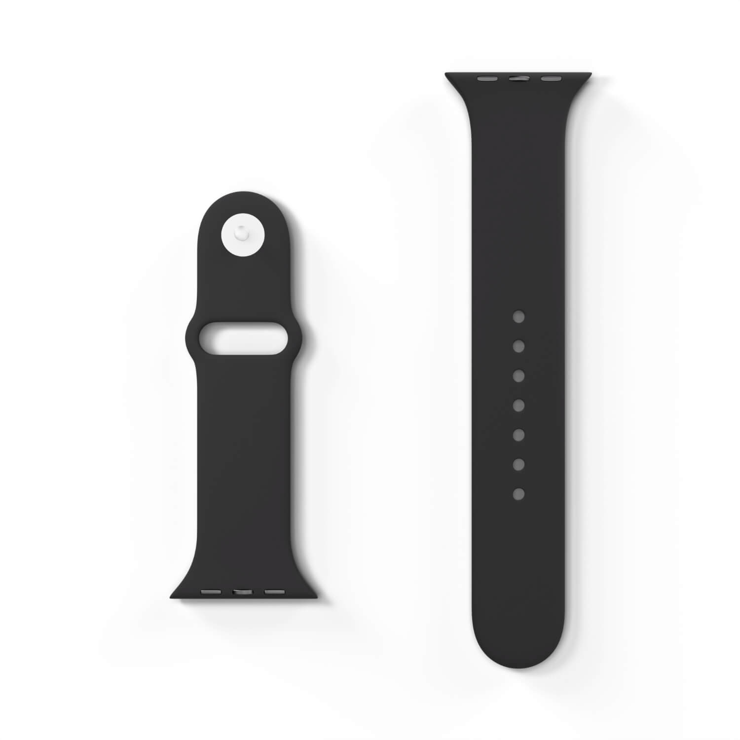 Picasee Gürtel mit Gravur für Apple Watch 40 mm (5.series) - Schwarz